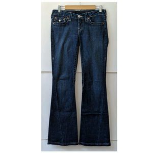True Religion Dark Wash Jeans, Size 28